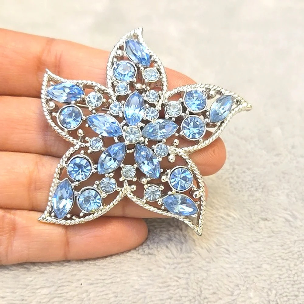 #515 Vintage Sarah Coventry Star Fire Brooch - Picture 2 of 7